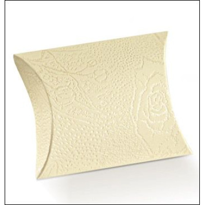 Colored cardboard boxes "Busta" Ivory Soft mm.85X85X30 - 10 Pcs.