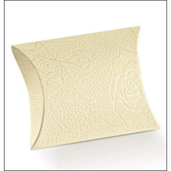 Colored cardboard boxes "Busta" Ivory Soft mm.85X85X30 - 10 Pcs.