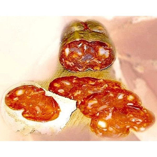 Calabrian Hot Soppressata Pork Salami - Approximately 35,27 Oz. (Kg.1)