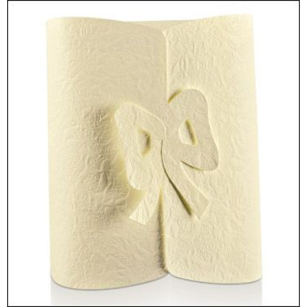 Colored cardboard boxes "Fiocco" Ivory mm.70x60x30 - 10 Pcs.