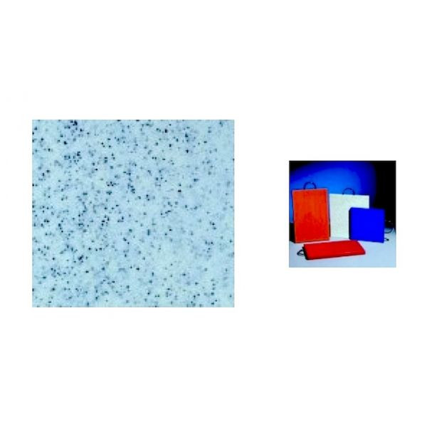 Rectangular polyethylene Chopping board SALT AND PEPPER mm.300x200x15 with steel handle