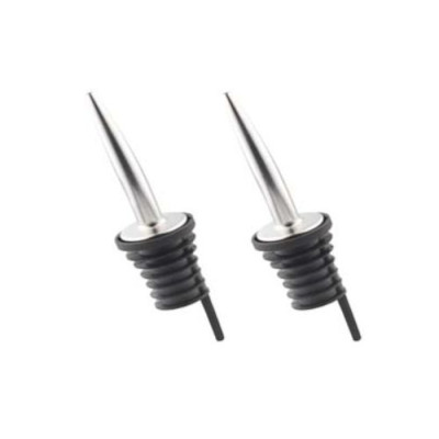 CAPS FOR OIL VINEGAR AND ALCOHOL IN STAINLESS STEEL AND SILICON SET OF 2 - Pack of 130 Set (260 Caps)