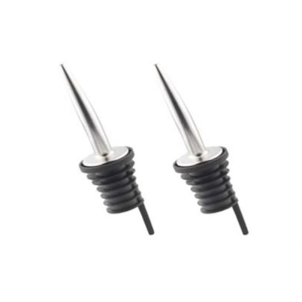 CAPS FOR OIL VINEGAR AND ALCOHOL IN STAINLESS STEEL AND SILICON SET OF 2 - Pack of 130 Set (260 Caps)