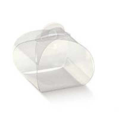 Transparent PVC boxes Tortina mm.105x105x90  - 10 Pcs.