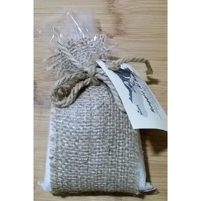 Crystal salt in jute bag 5.29 Oz.