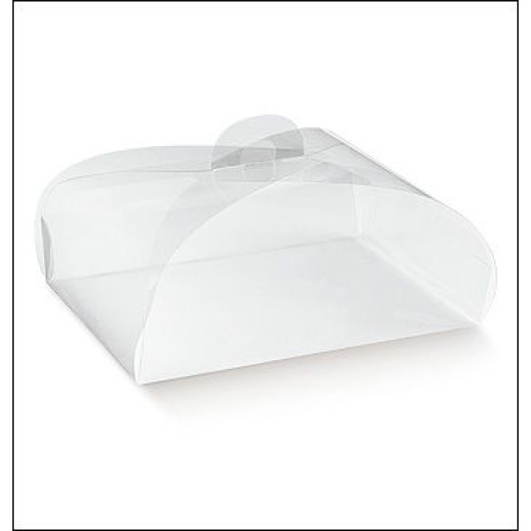 BAKERY CLEAR BOXES TORTINA mm.245x180x95 - 50 pcs.