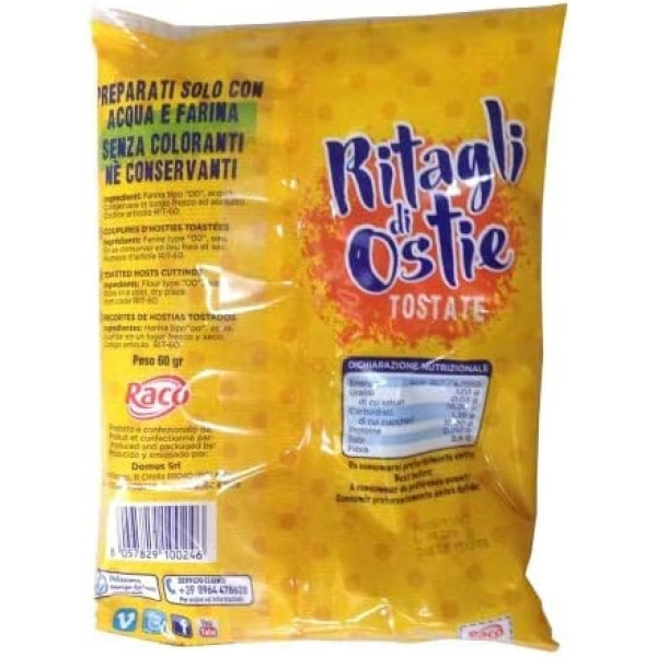 Communion wafer scraps Crunchy and toasted - 2,12 Oz.