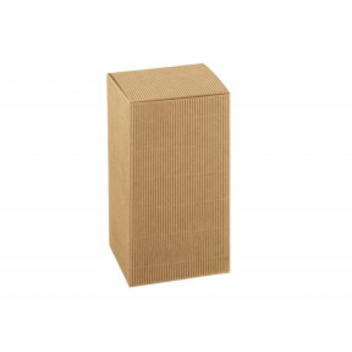 Folding box in Havana cardboard 80x80x150 mm - 10 pcs 