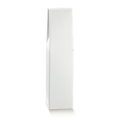 White bottle holder box 1 place with handle mm.90x90x385 - 10 pcs.