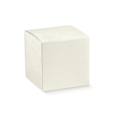 Folding boxes sphere white cardboard mm.140x140x140 - 10 pcs.