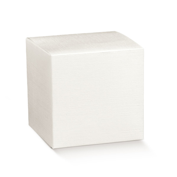 White cardboard boxes folding mm.80x80x150 - 10 pcs.