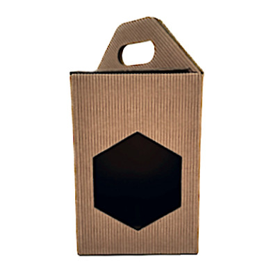 JARS HOLDER BOX - cardboard boxes 1 place for 1 Kg. jars - mm.100x100x145  - 20 Pcs