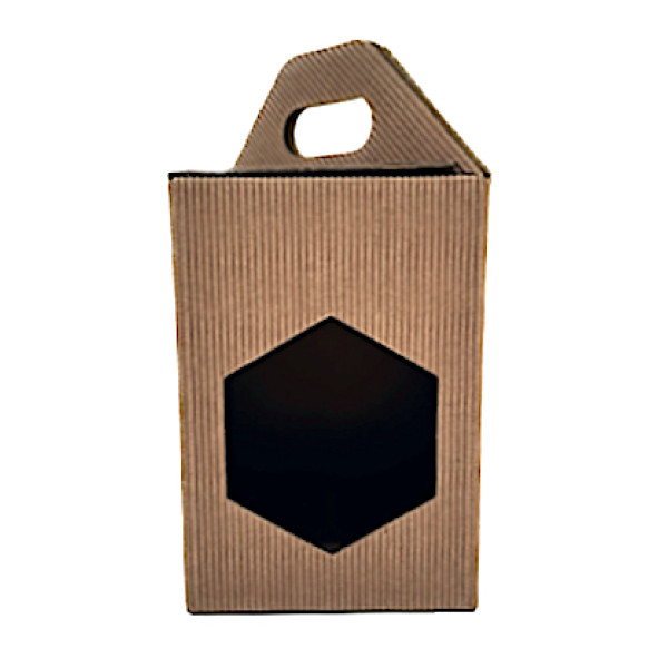 JARS HOLDER BOX - cardboard boxes 1 place for 1 Kg. jars - mm.100x100x145  - 20 Pcs