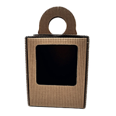 JARS HOLDER BOX - cardboard boxes 1 place for 500 gr. jars - mm.85x85x110  - 20 Pcs.