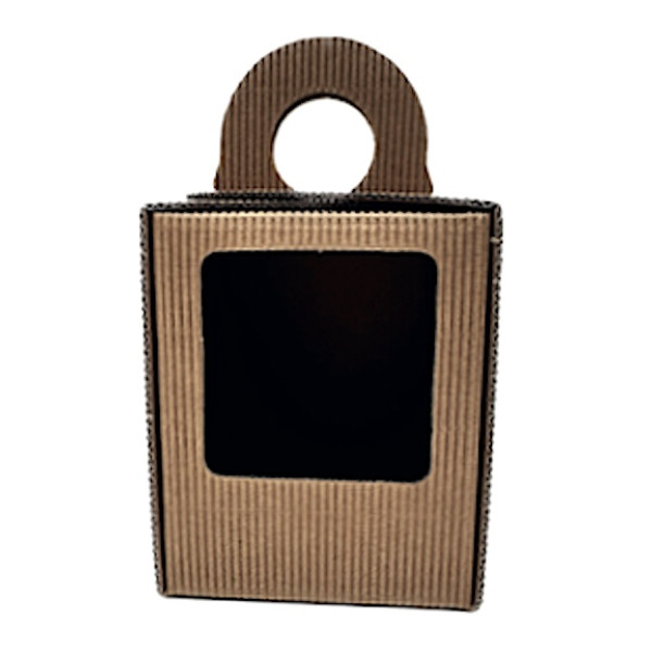 JARS HOLDER BOX - cardboard boxes 1 place for 500 gr. jars - mm.85x85x110  - 20 Pcs.