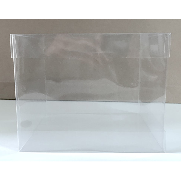 Large transparent PVC boxes with lid mm.200x200x800 - 10 pcs.