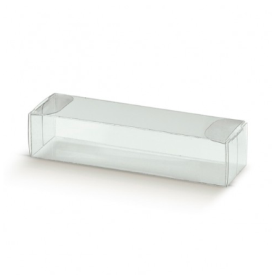 Transparent self-assembling PET boxes for food mm.130x35x25 - 10 pcs.