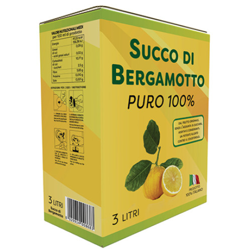 Bergamot juice 100% Pure - 3 Lt.