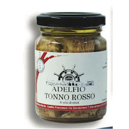 Sicilian red tuna in olive oil 100 gr.