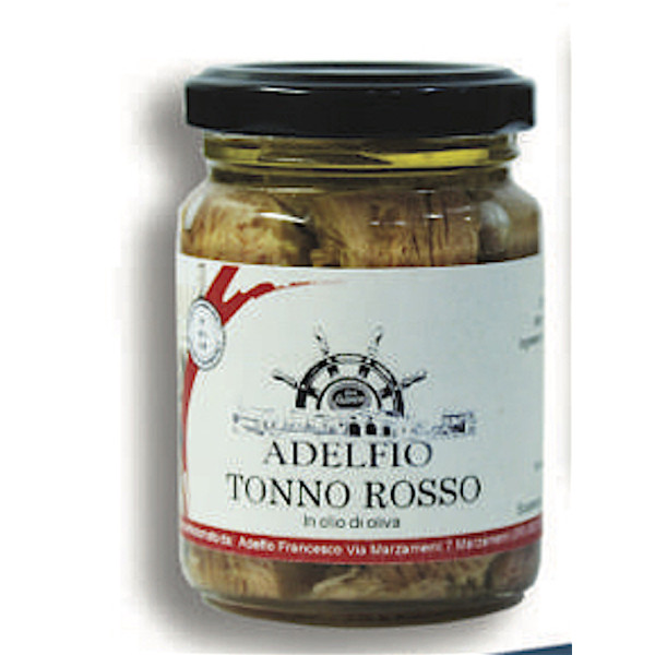 Sicilian red tuna in olive oil 100 gr.