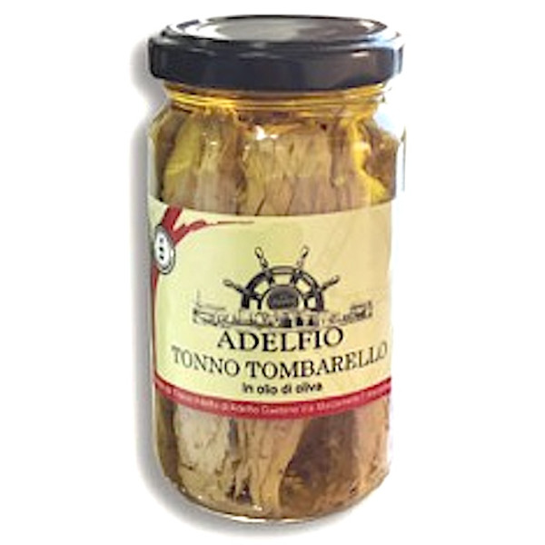 Tuna Tombarello in olive oil glass jar 200 gr.