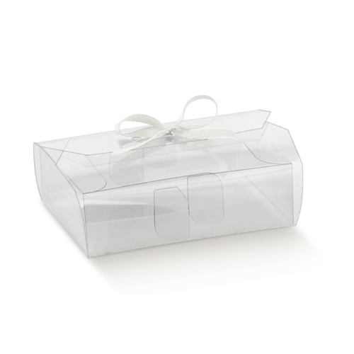 Transparent Self-Assembly Box with Holes - 165x110x40 mm - 10 Pcs.