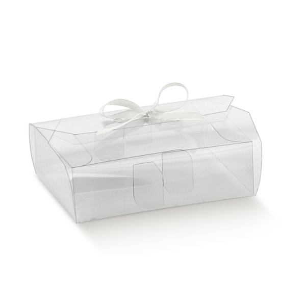 Transparent Self-Assembly Box with Holes - 165x110x40 mm - 10 Pcs.