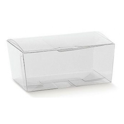 Transparent trapezoidal ballottin box mm.125x80x65 - 10 pcs.