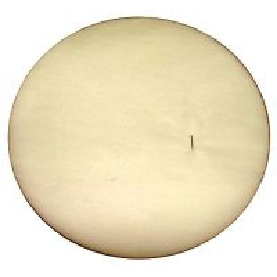 Ivory round tulle for confetti veils diameter cm.23 - 100 pieces
