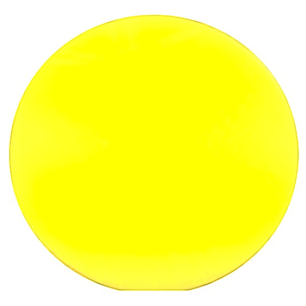 Round yellow tulle cm.23 for confetti - 100 pieces